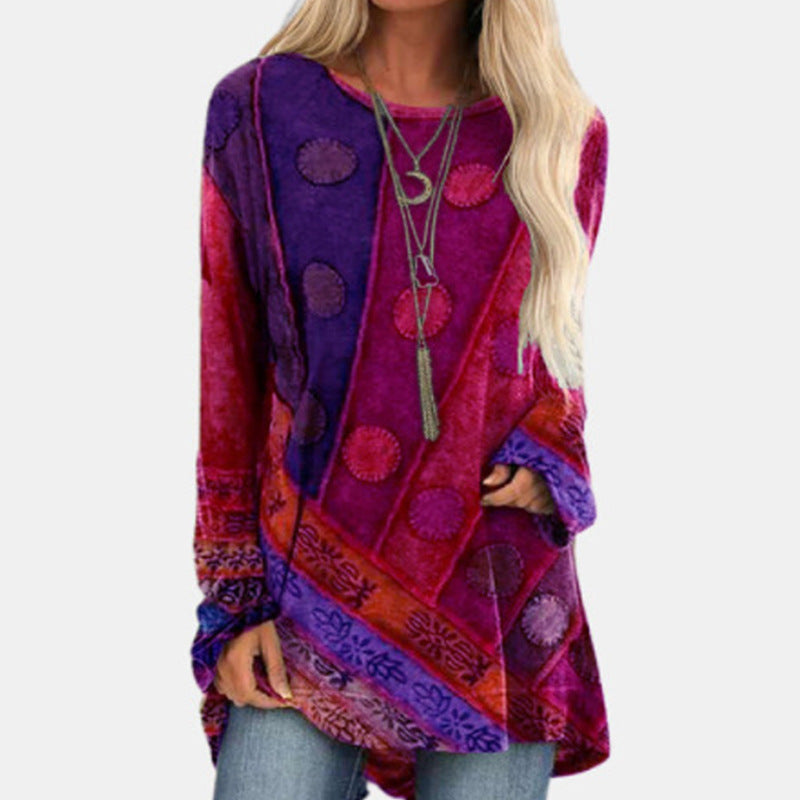 Vintage Loose Long Sleeve T-Shirt