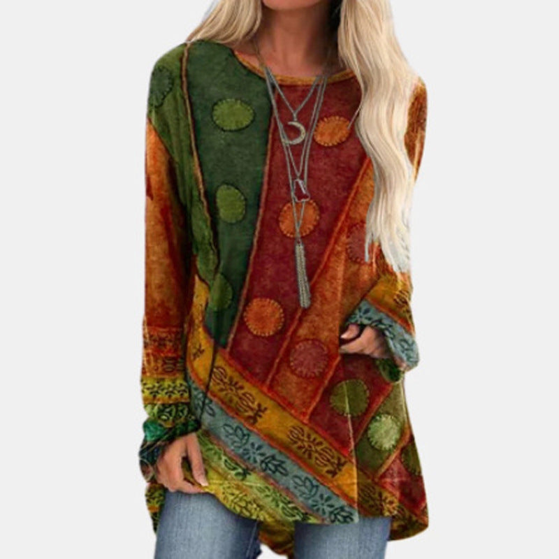 Vintage Loose Long Sleeve T-Shirt