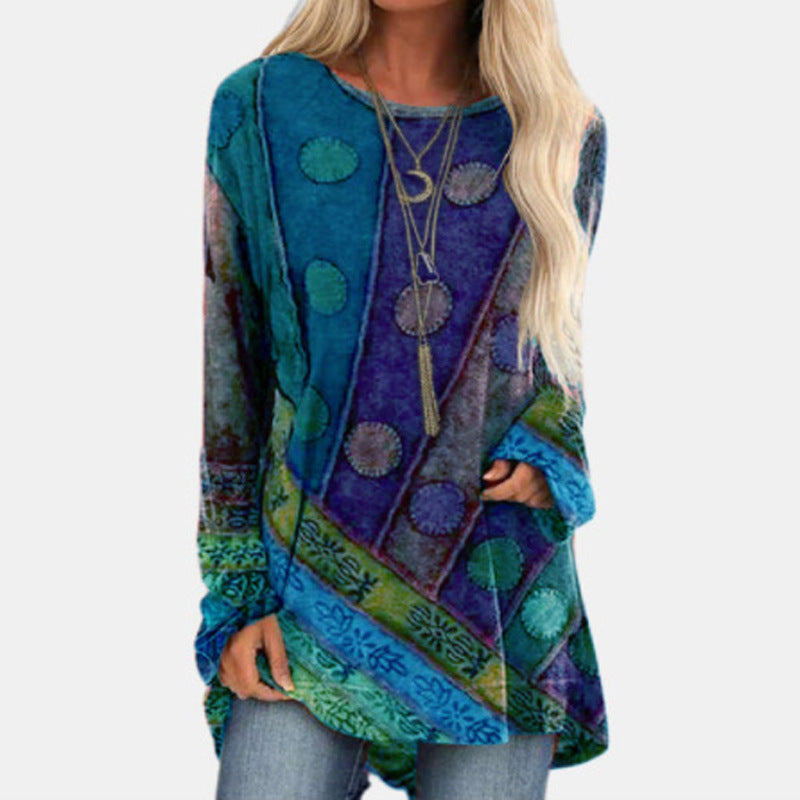 Vintage Loose Long Sleeve T-Shirt